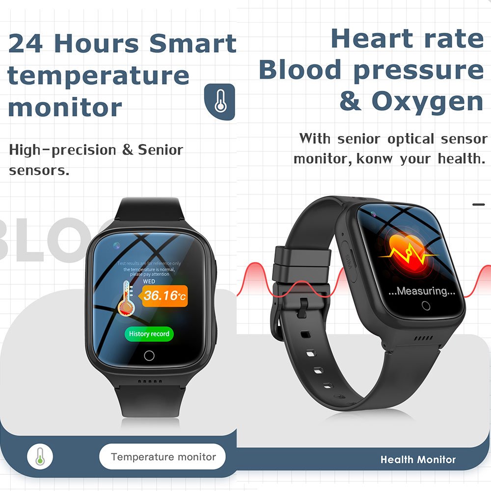 4G sim card HD video call SOS GPS 1000 mah super battery FITNESS WATCH K9L SMART BRACELET band smart watch