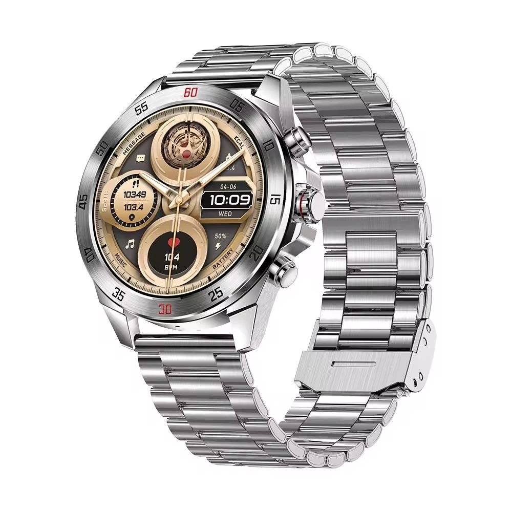 Hot Business Style Smart Watch for Men Sleep Heart Rate Monitor Reloj Inteligente AMOLED Smartwatch with BT Call