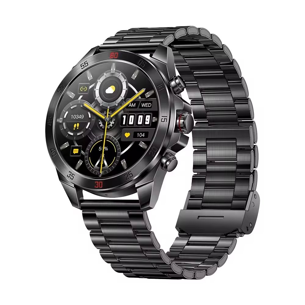 Hot Business Style Smart Watch for Men Sleep Heart Rate Monitor Reloj Inteligente AMOLED Smartwatch with BT Call