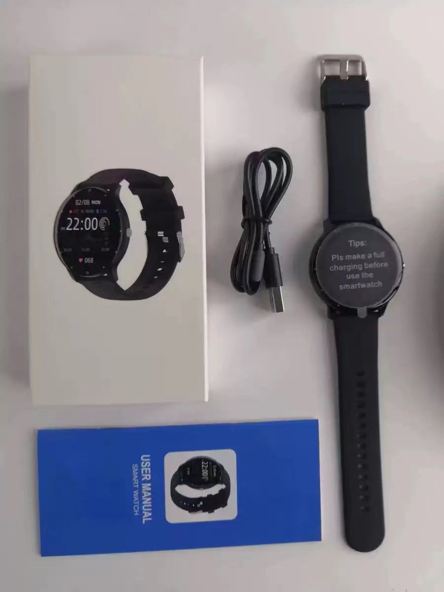 ZL02 Smart Watch HD Full Touch Screen For Smartphone Women Sleep Heart Rate Monitor for iPhone Android Smartwatch