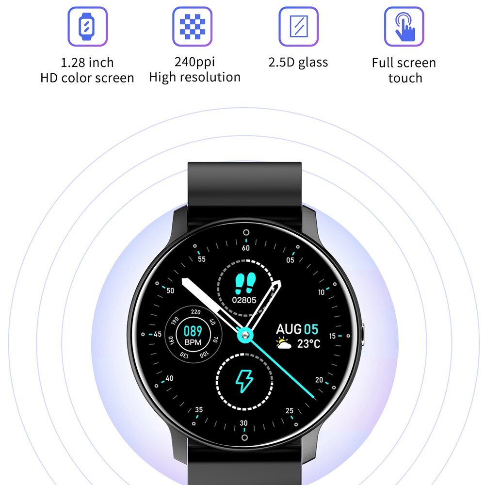 Smart Watch zl02 1.43inch Amoled Large Screen BT Call Flashlight Compass 450mAh Outdoor Sport Fitness Tracker Smartwatch