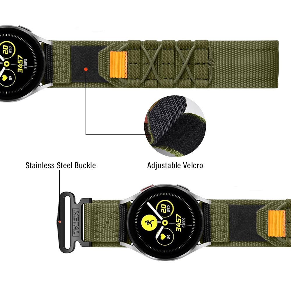 Best Selling 20 22mm Nylon Strap for Samsung Galaxy Watch Active 2/Gear S3 44 40mm Watch Band for Huawei GT 2/3 Pro