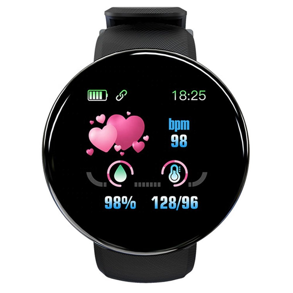 D18 Smartwatch Bracelet Sports Wristband Fitness Tracker Heart Rate Monitor Watch Smart Band for mobile phones