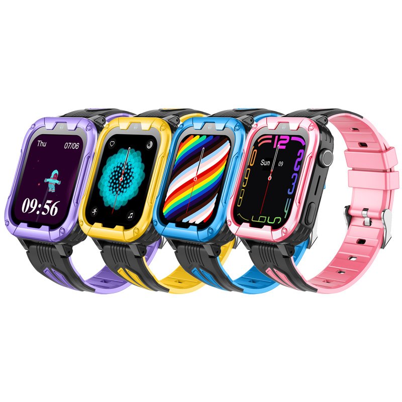 Wonlex Newest 1.83 Inch HD Big Screen 4G SIM Card Phone Call Support Video Call Message Android 8.1 GPS Smart Watch For Kids
