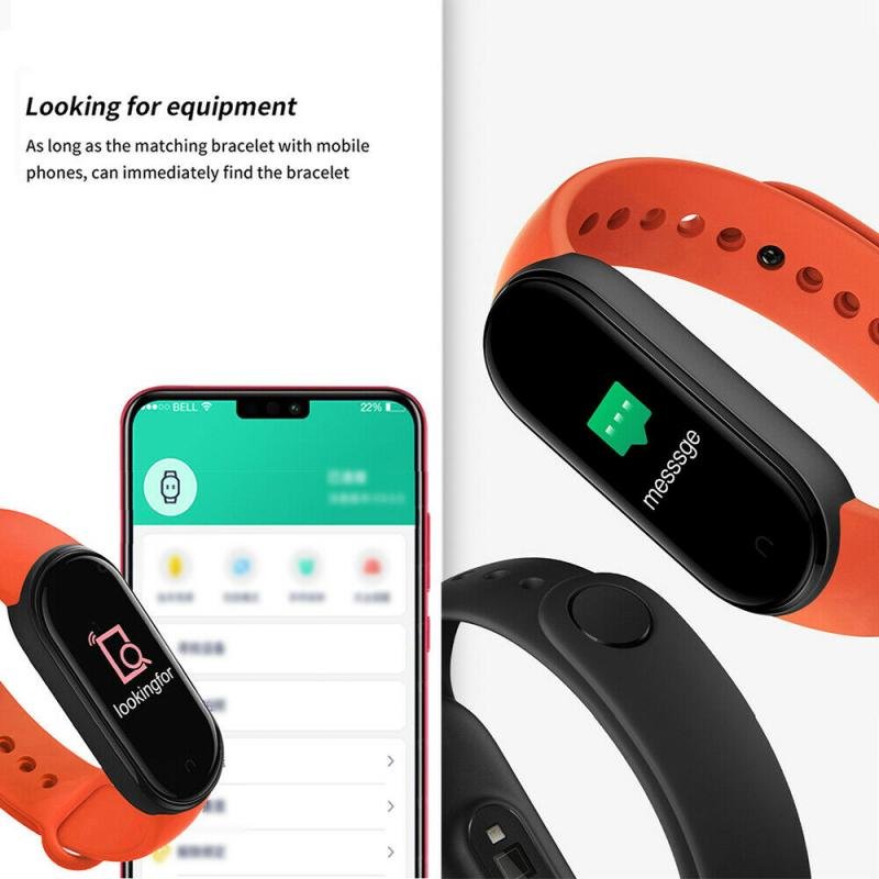 Factory Wholesale Mi Band Smartwatch M5 Smart Watch Bracelet Sports Fitness Heart Rate Monitor Android Smart Watch