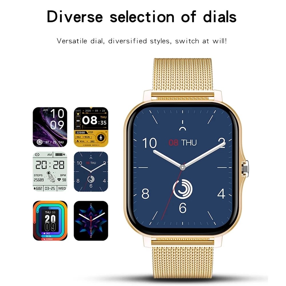 New BT Call Smart Bracelet Smart Watch Fitness Tracker Blood Pressure Smart Clock Smartwatches for Men Women