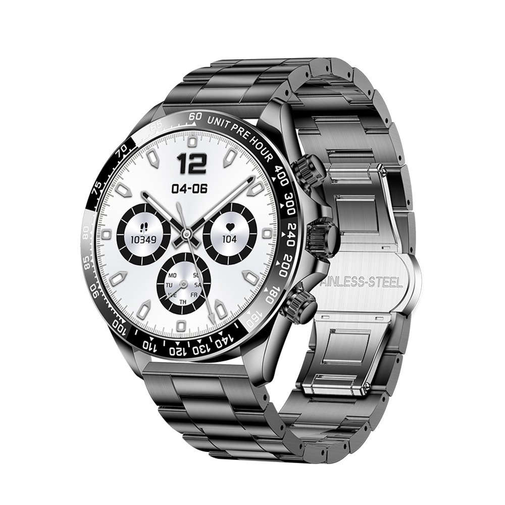 2024 Men Sport Smart Watch 1.43 inch Amoled Screen IP67 Waterproof Health Monitoring Voice Assistant BT Call AK63 Smartwatch