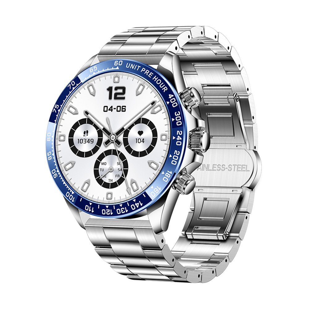 2024 Men Sport Smart Watch 1.43 inch Amoled Screen IP67 Waterproof Health Monitoring Voice Assistant BT Call AK63 Smartwatch