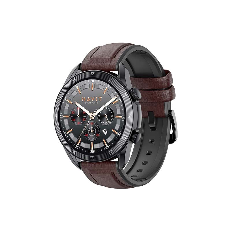 M9030 PRO Havit Temperature Testing Smartwatch Round Screen Ip68 Smart Watch With Heart Rate Blood Pressure Monitor