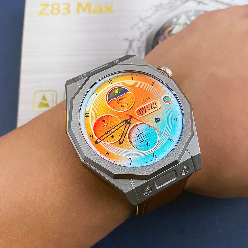 Z83 Max 3in1 Smart Watch With AMOLED Screen 1.52 inch HD Z83MAX Dial Call NFC Heart Rate Monitor Game GPS Z83 Max Smartwatch