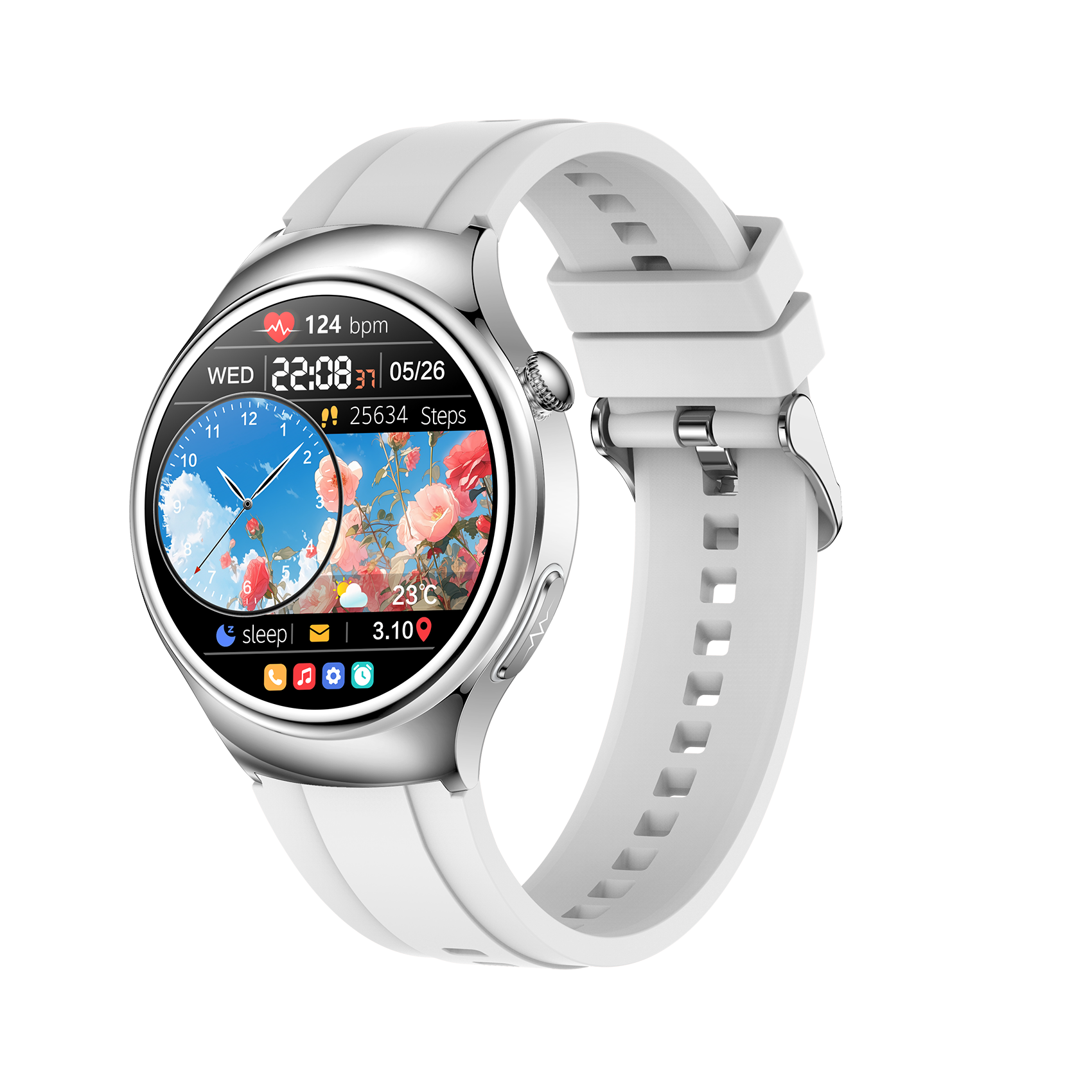 Smart Watch for Android Phones and iOS Phones Compatible iPhone Samsung Smartwatch Fitness Watch Heart Rate Monitor Watches