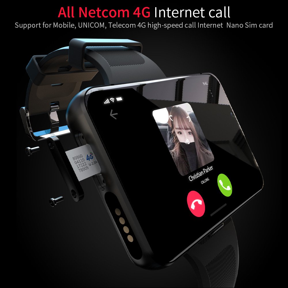 2.88 inch large screen video call movie playback full touch screen 4G smart watch 64G new 2023 fashion