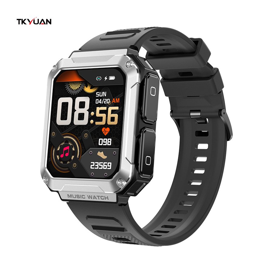 TKYUAN 2023 Wearable devices T93 TWS earbuds 2 in 1 music voice recording speaker T93 max smartwatch earphone smart watch