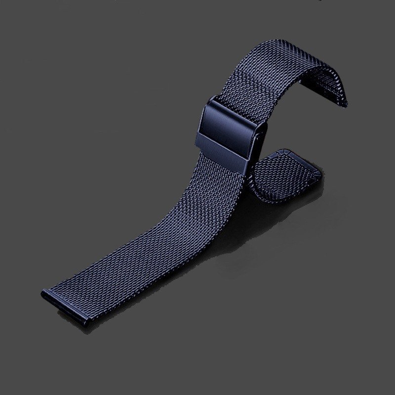 Quick Release Mesh Stainless Steel Watch Strap for DW Metal Thin Universal Milanese Bracelet Smart Watch Band with Spring Bar