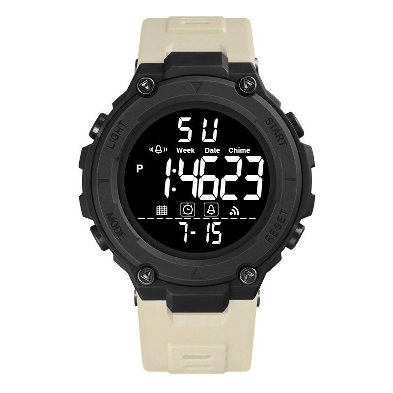 High Quality Relogiorelojes Digital Hombre LED Chronograph Outdoor Sports Week Display Waterproof Electronic watch M23118