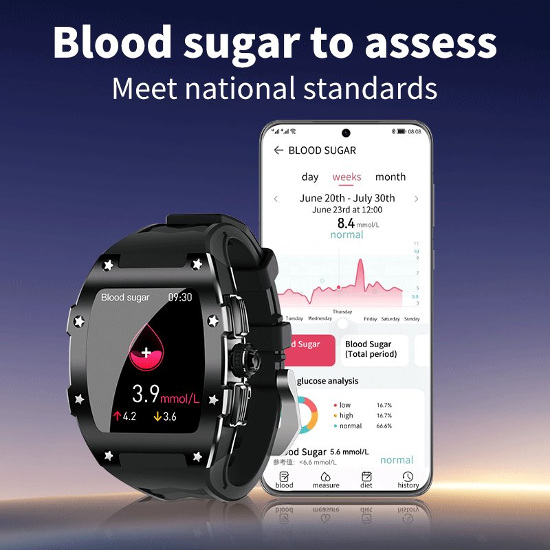 WS-51 Richard Health monitor Outdoor Smart watch IP67 Waterproof Reloj inteligente Sleep Fitness tracker Sports WS51 Smartwatch