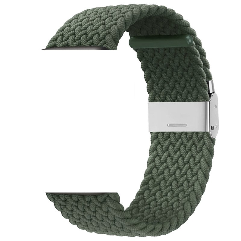 Multicolor Braided Nylon Loop Watch Band for Apple Watch 38mm 45mm Elastic Adjustable Nylon Watch Strap for iwatch 5 7 9 ultra
