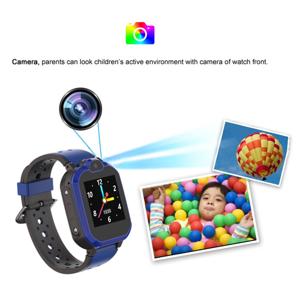 Blood Pressure Fitness Activity Tracker Round Smartwatch, Touch Screen Waterproof Bracelet Smart Watch