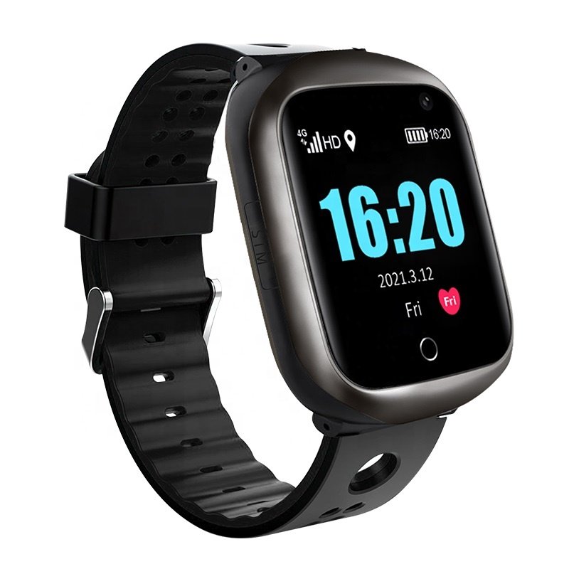 2024 GPS 4G WiFi LBS Location FA66S Smart Watch with Fall Detection Alarm SOS Calling Health Monitoring for Elderly Care Safety