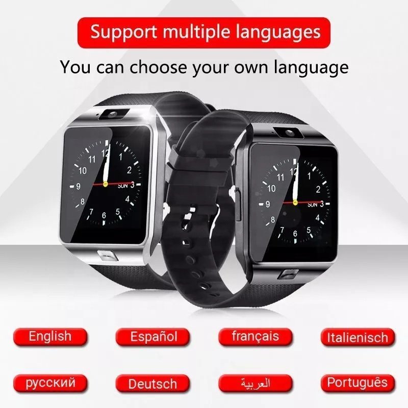 New Hot sale Smart watch DZ09 Smartwatch with Camera BT Support Android IOS With Sim Card
