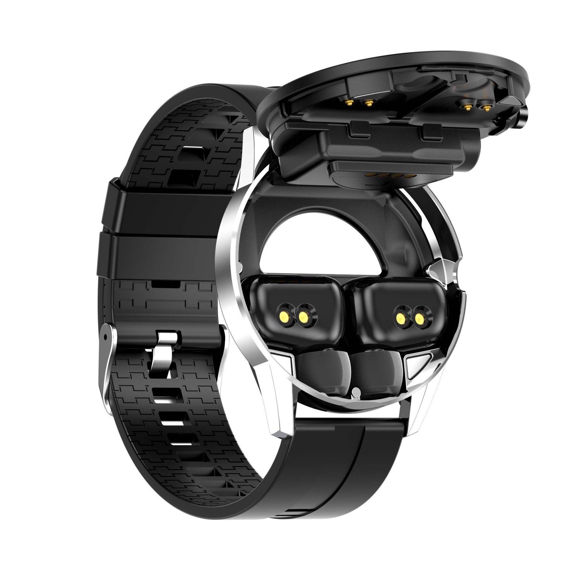 2021 New 2 In 1 Round Touch X6 Smartwatch Earphone Wireless Tws Reloj Smart Watch With Earbud Earphone