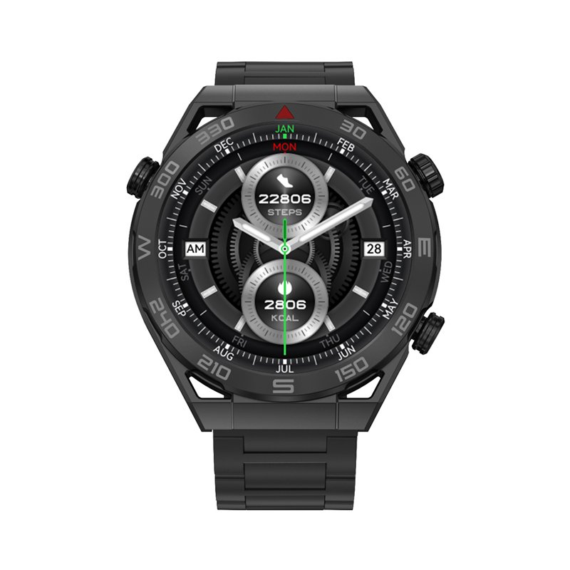 Hot Men Smart Watch DT Ultra Mate with Two Straps 1.5inch HD Display BT Calling Wireless Charge 100+ Sport Modes Business Watch