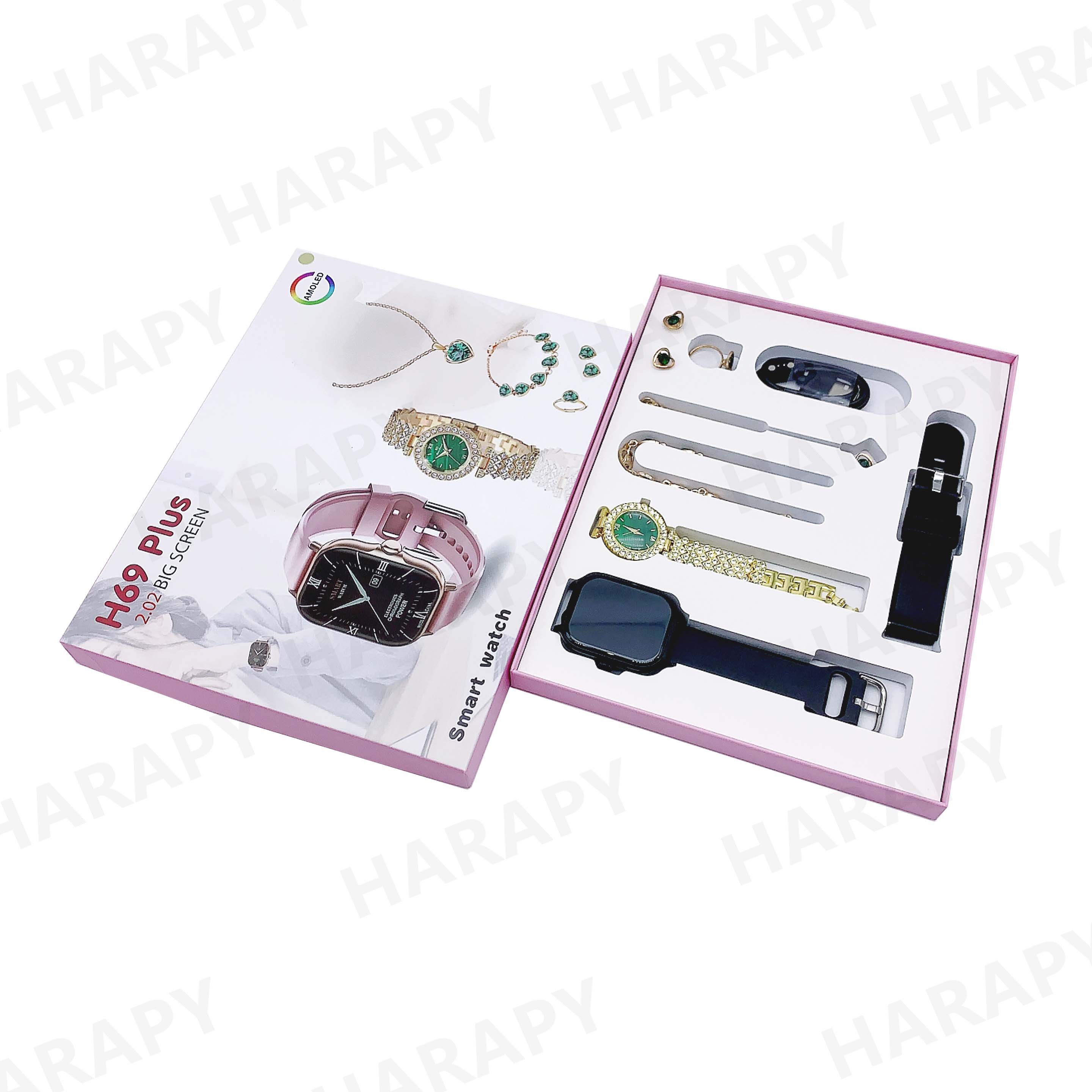 H69 plus Smart watch Sports Fitness Features for Men Women Ultra S9 9 T500 X7 T800 T900 H69plus ultra2 7in1 T55 pro max A58 A59