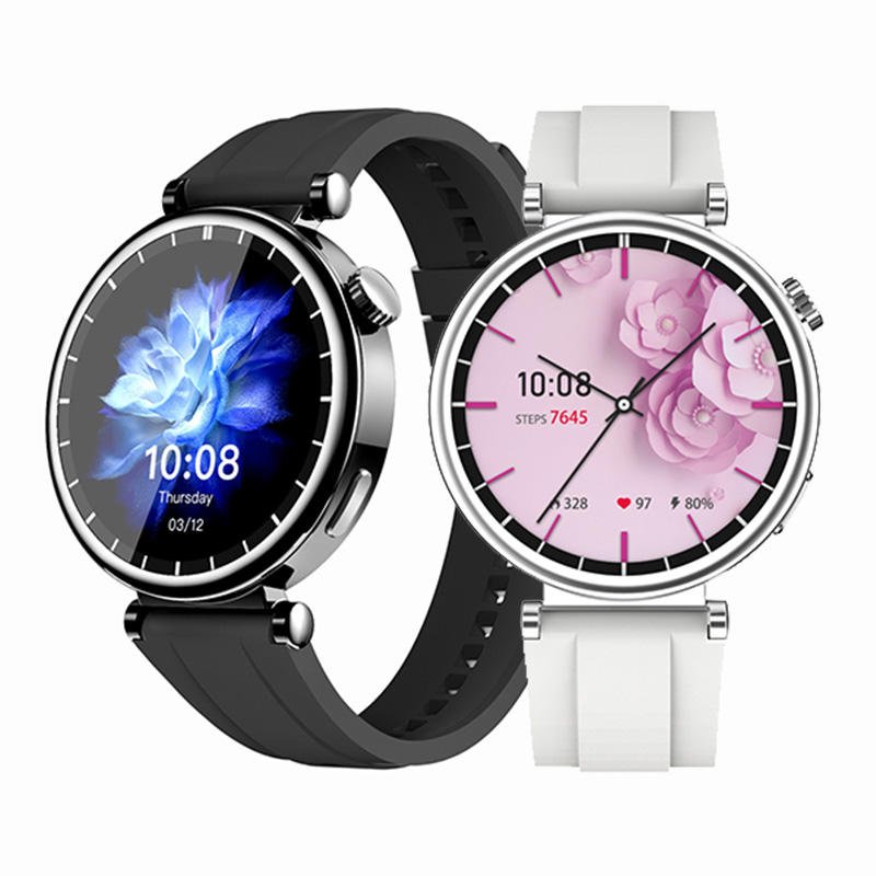 2024 New 1.28inch AMOLED Screen HK85 Smart Watch for Men Women Heart Rate Monitor BT Calling Smartwatch