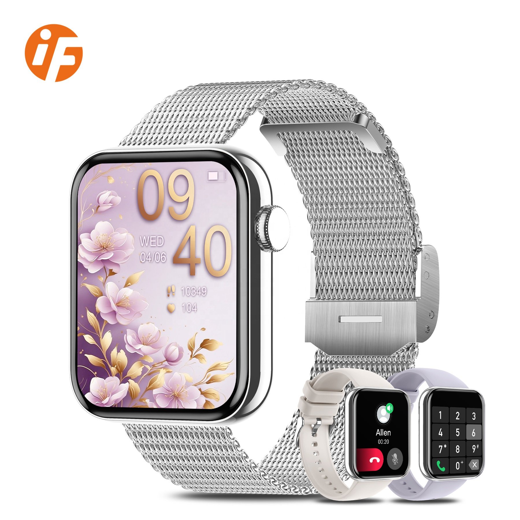 INNOFOVO Waterproof Smart Watch with Heart Rate Monitor, Sport Fitness, Blood Pressure