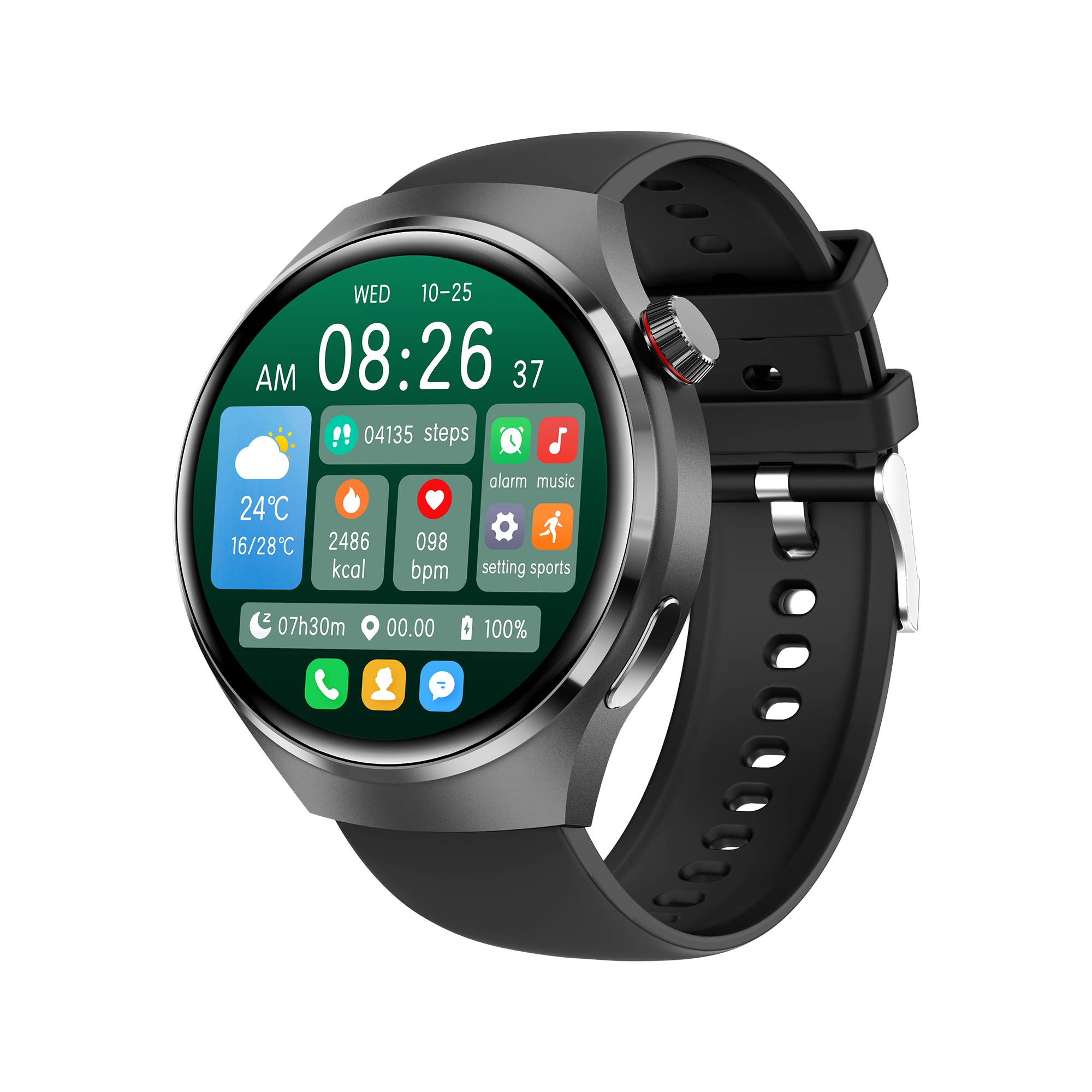 Fashion smart watch smartwatches 2024 high quality per uomo dial and answer call raise hand to wake 360*360 IPS