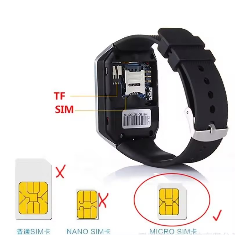 Wholesale Smart watch DZ09 Smartwatch with Camera BT Support Android IOS With Sim Card