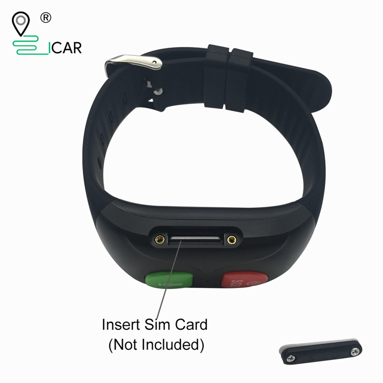 Smart Watch Gps Tracker SOS Bracelet IP67 Waterproof Elderly Kids Wristband Anti Lost Tracking Device