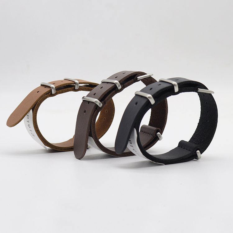 Suitable for smart watch leather strap 18 20 22 24mm leather Watch Straps watch Accessories
