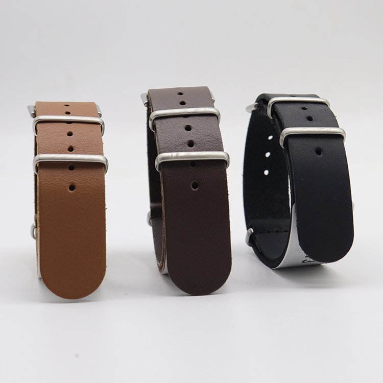 Suitable for smart watch leather strap 18 20 22 24mm leather Watch Straps watch Accessories