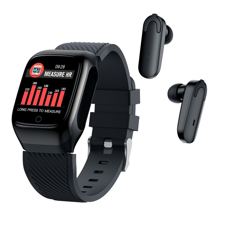 Earphone Headset S300 2 in 1 Sport Smart Bracelet With Wireless In Ear Earphone Heart Rate Blood Pressure Smart Watch
