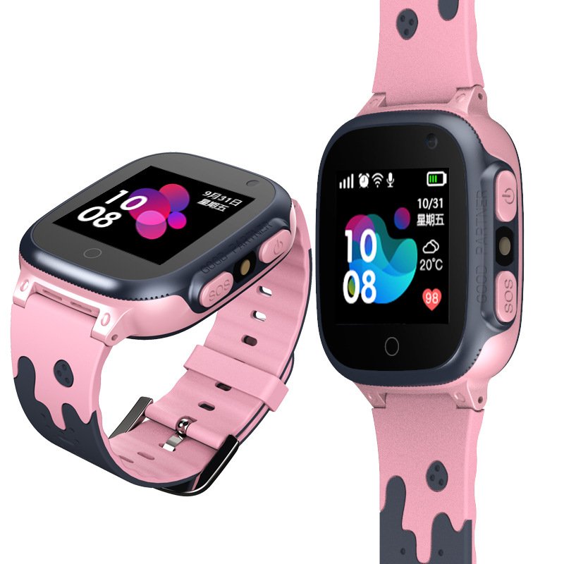 Kids Smart Watch 4G Phone Watch Family Video Call 450mAH SOS LBS+WIFI Location Tracker Age 3-14 Child Smartwatch