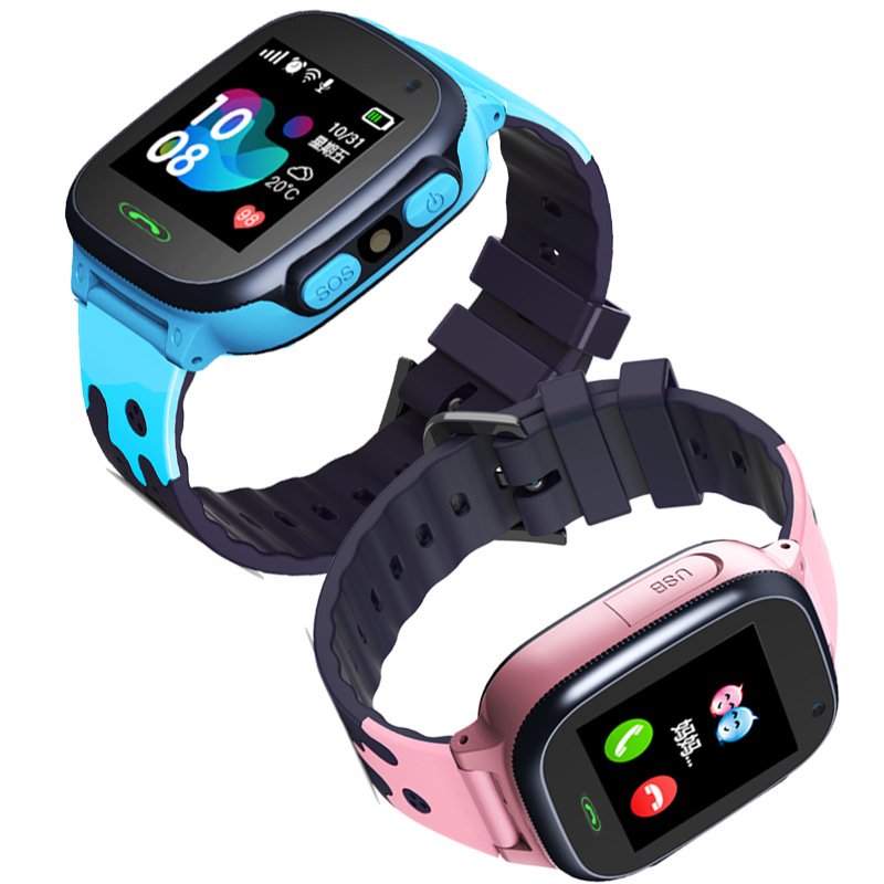 Kids Smart Watch 4G Phone Watch Family Video Call 450mAH SOS LBS+WIFI Location Tracker Age 3-14 Child Smartwatch