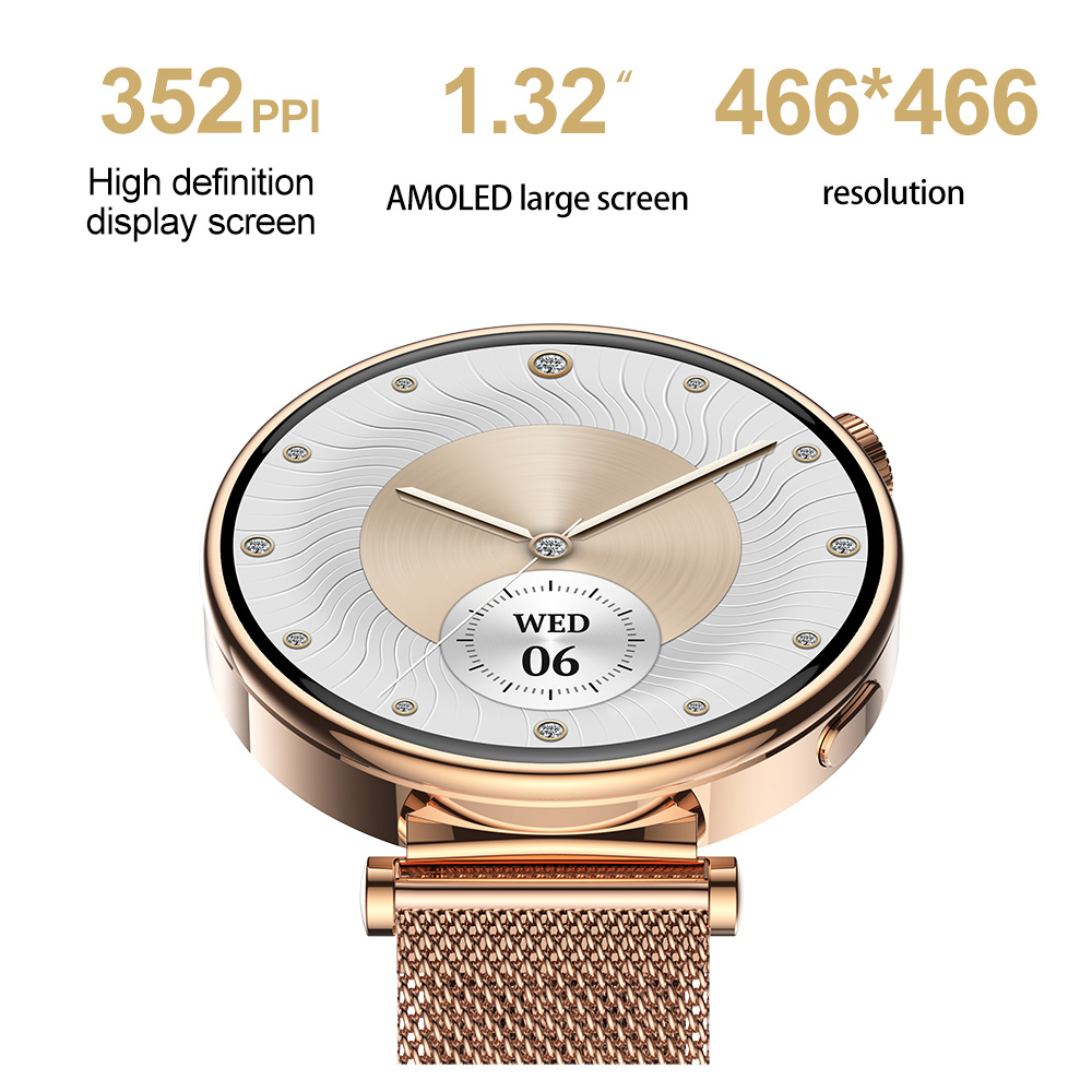 NFC Blue tooth Call 2024 HK41 Fashion Amoled Smartwatch Relojes Inteligentes Bt Call Montre Connecte Smart Watch Women 2023