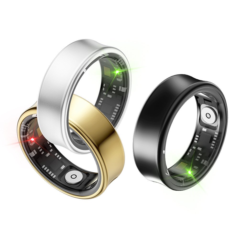 with sleep heart rate blood pressure gesture photography waterproof smart couple ring Intelligent health smart ring