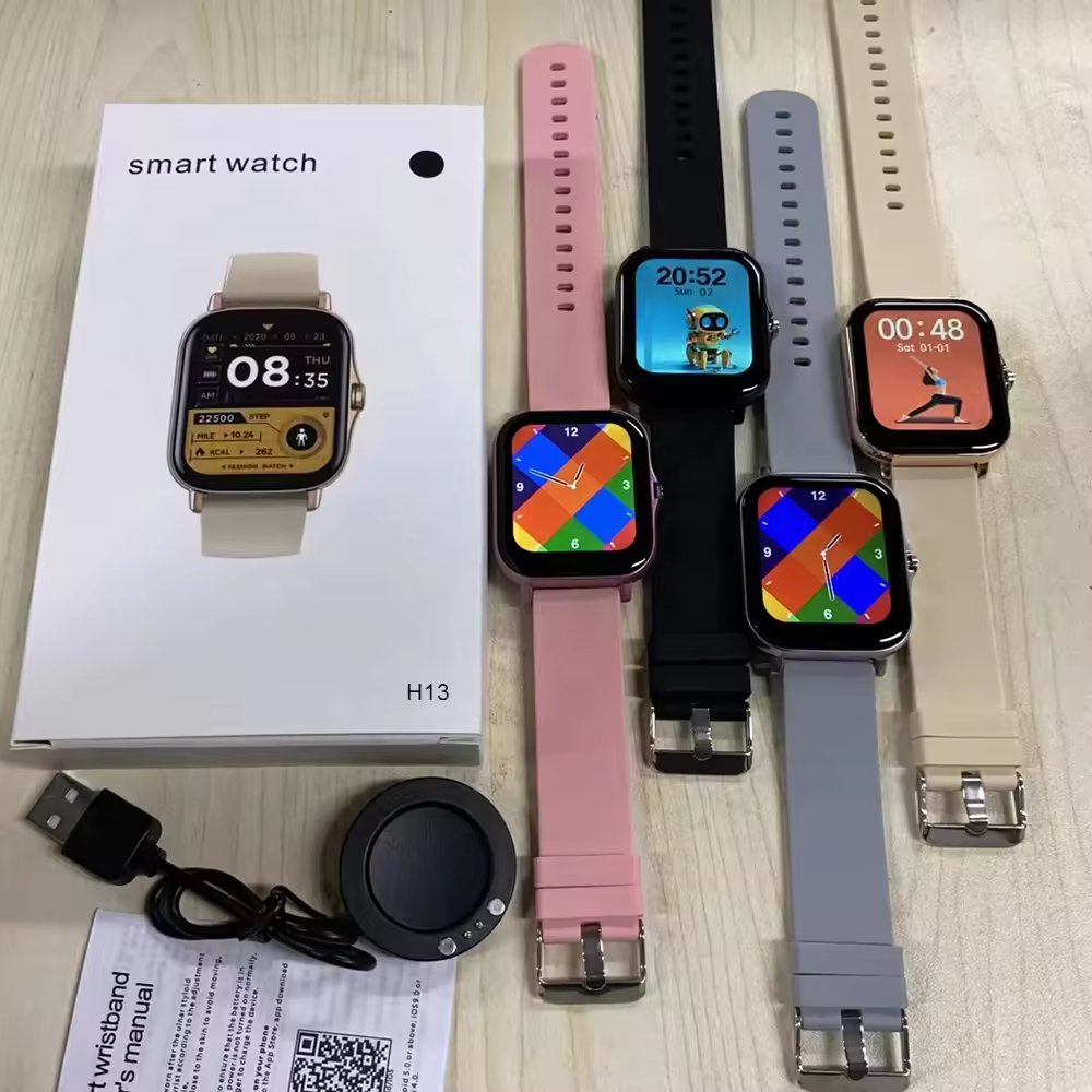 Smart Watch Man 1.69inch Fitness Ip67 Waterproof Heart Rate Blood Pressure Monitor Y13 Reloj Smart Watches For Android Ios