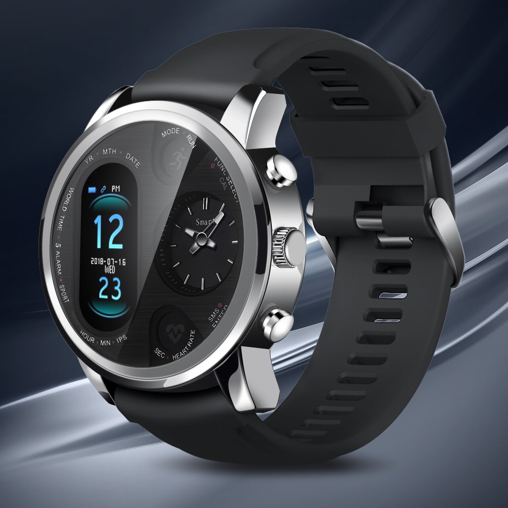 smart watch men'swatch smart ip67 smart watch round screen with heart rate monitoring