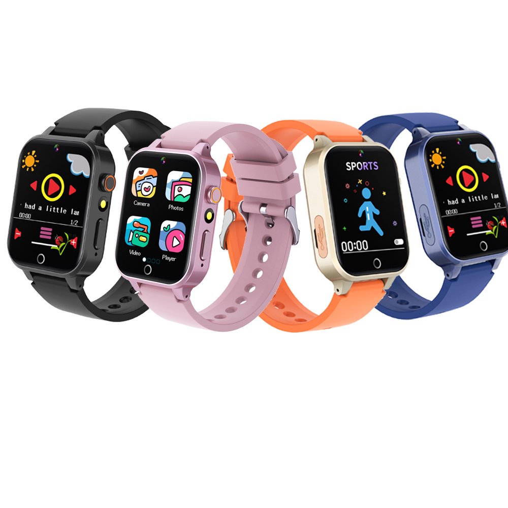 D07 Kids Smartwatch With 26 Games Mp3 480Mah Flashlight Children Watches Gifts Smart Watch For Girls In Pink Colour