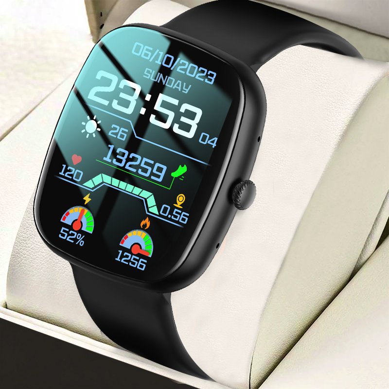 VALDUS New Display Blood Pressure Blood Oxygen Function Strap AI Voice Assistant Smartwatch 230mAh Battery IP67 VS10 Smart Watch