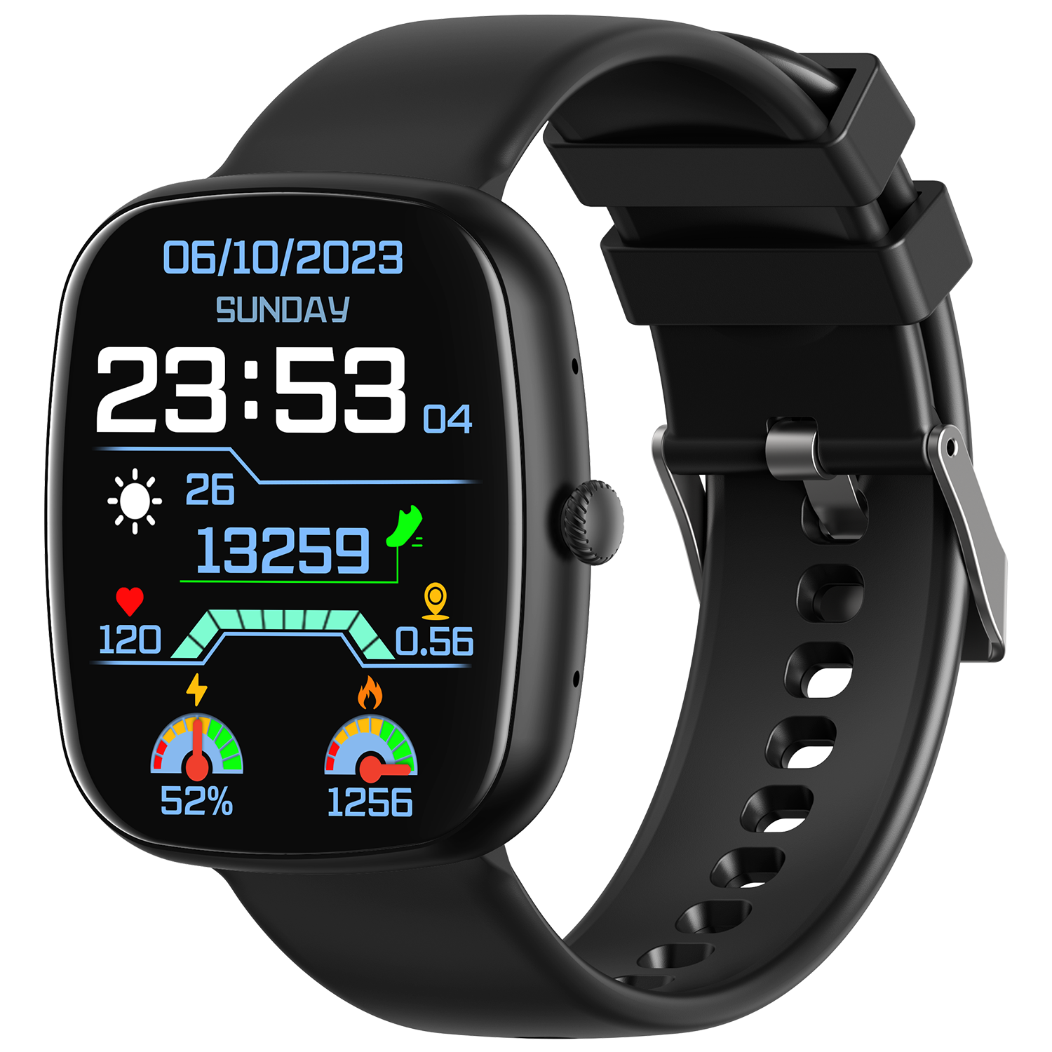VALDUS New Display Blood Pressure Blood Oxygen Function Strap AI Voice Assistant Smartwatch 230mAh Battery IP67 VS10 Smart Watch