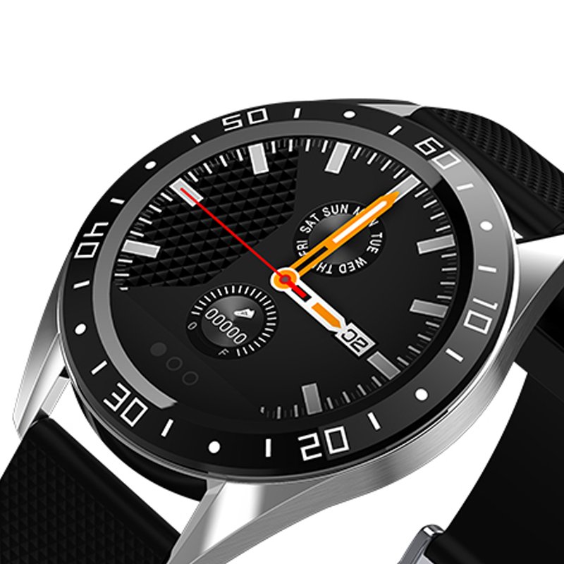 GT105 ECG Heart Rate Monitor Blood Pressure Multiple Sport Model Android IOS Smart Watch Connect Mobile Phone APP