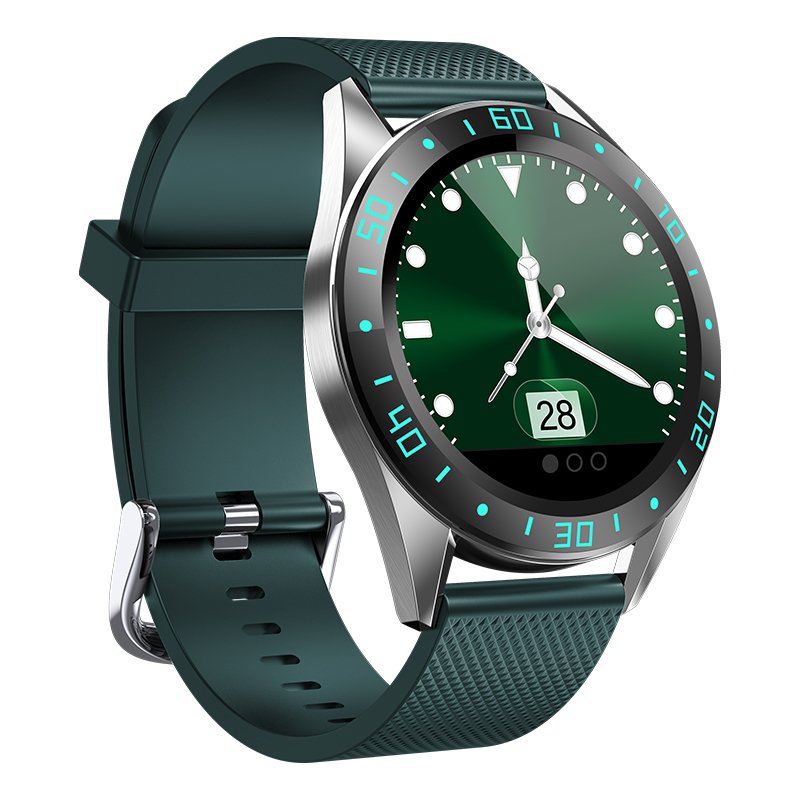 GT105 ECG Heart Rate Monitor Blood Pressure Multiple Sport Model Android IOS Smart Watch Connect Mobile Phone APP