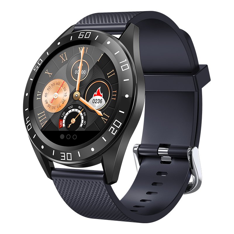 GT105 ECG Heart Rate Monitor Blood Pressure Multiple Sport Model Android IOS Smart Watch Connect Mobile Phone APP