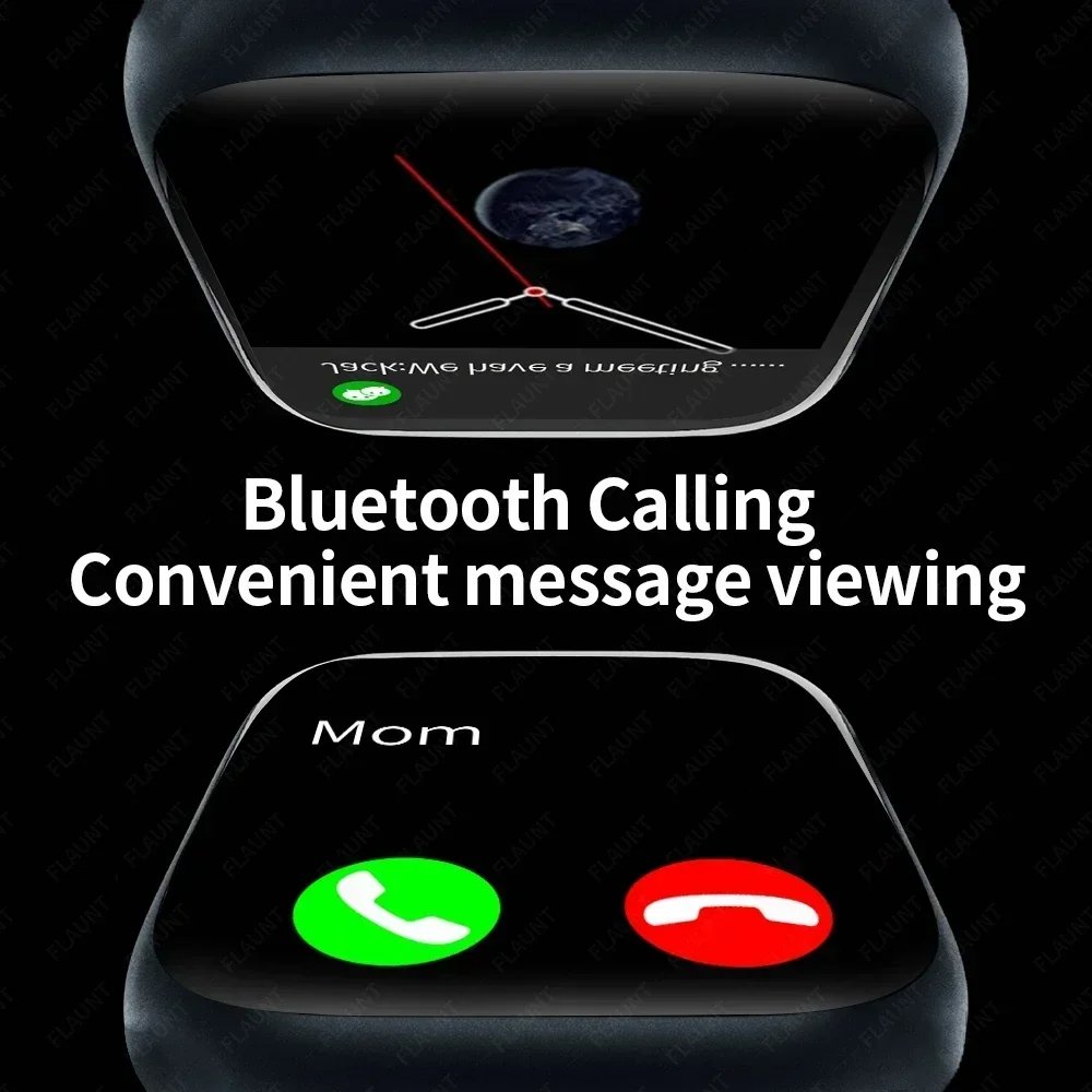 Original Hello 3 Mini Smart Watch Series 9 41mm 1G ROM NFC Compass Lady Clock Call Smartwatch Women PK hello3+ Plus