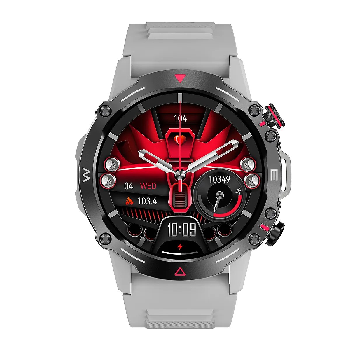 Outdoor smart watch for sport 1.43inch BT call mileage distance sport modes tracker NFC password 410mAh HK87 smartwatch watch