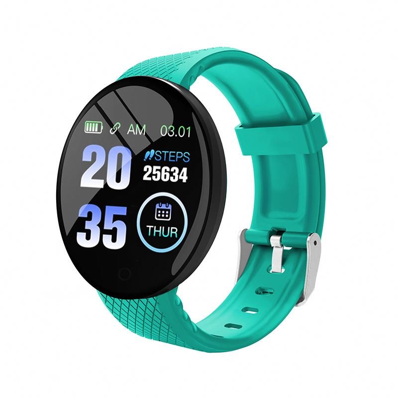 New Smart Watch D18 Round Screen Smart Bracelet With HD LCD Screen Sport D18 Smartwatch D18S